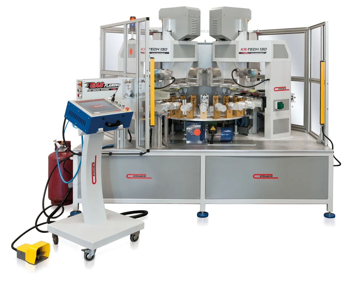 Maszyna do tampodruku na strzykawkach