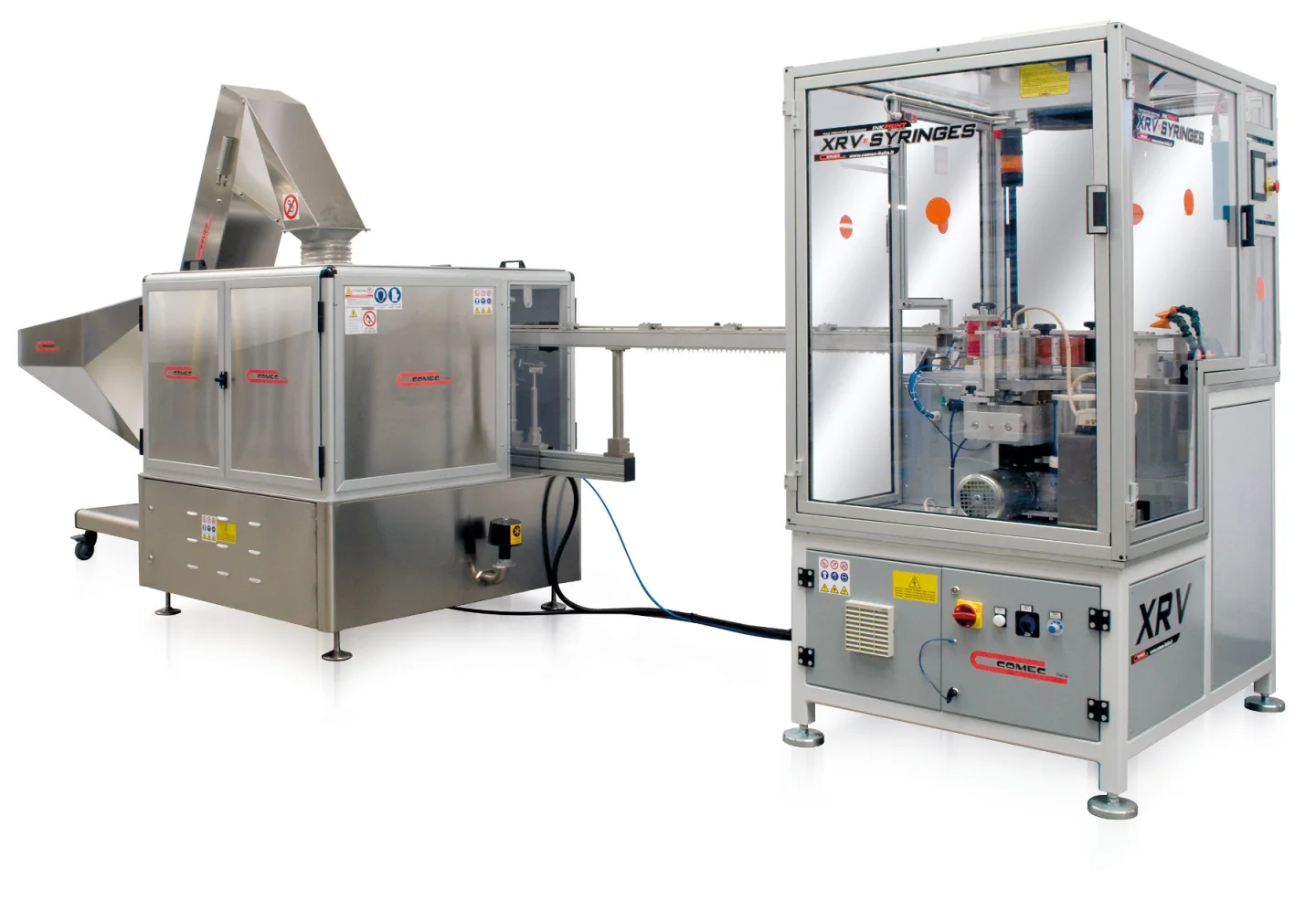 Maszyna do tampodruku na strzykawkach